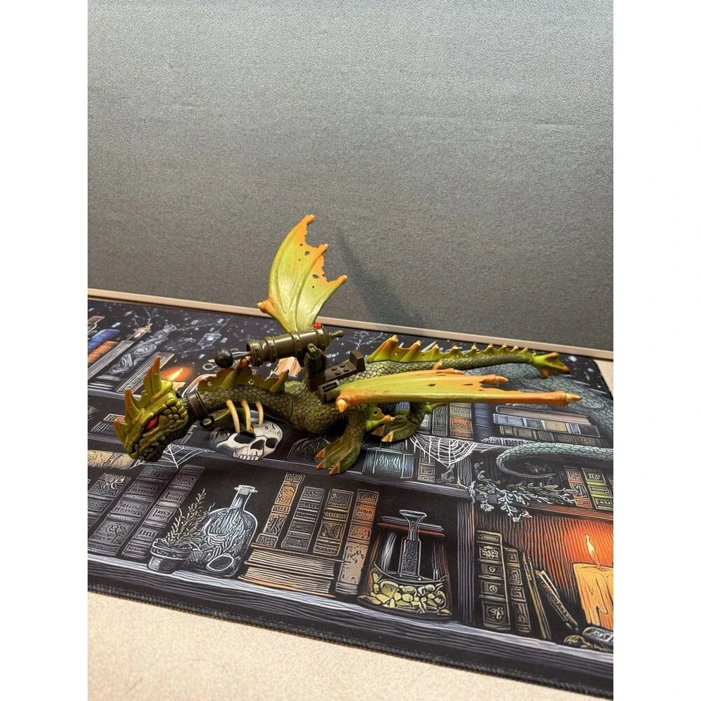 2003 Mega Bloks Krystal Wars Marader Cliff Dragon #9885 Green and Gold